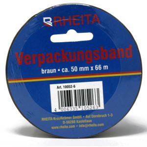 Rheita Verpackungsband 50 mm x 66 m, transparent, 40 my, 3er Pack