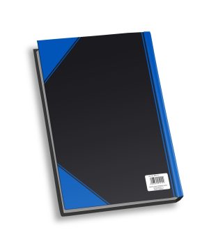 RHEITA Kladde "China-Kladde", A4, liniert, 96 Blatt, 60g/m², schwarz mit farbigen Ecken