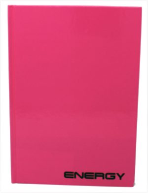 RHEITA Kladde "Energy" mit umlaufenden Druckrand, A4, liniert, 96 Blatt, 70g/m²