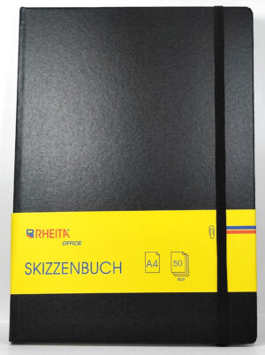 RHEITA Skizzenbuch A4, 50 Blatt, blanko