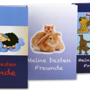 Rheita Freundebuch "Meine Freunde Buch", A5, vorgedruckt, 30 Blatt, 80g/m², verschiedene Motive