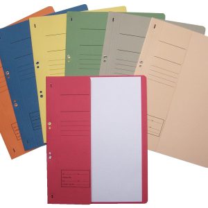 Rheita Ösenhefter für Schriftgut, A4, halber Deckel, 5 verschiedene Farben