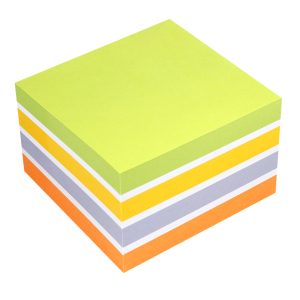 Rheita Haftnotizen-Würfel, Brillantmix, 75 x 75 mm, 450 Blatt,