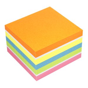 Rheita Haftnotizen-Würfel, Brillantmix, 75 x 75 mm, 450 Blatt