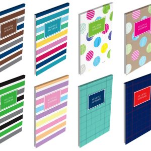 Rheita Notizbücher "My little Notebook, A7, kariert, 50 Blatt, 60g/m², verschiedene Motivw