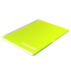 PP-Collegespiralblock "Power Collection Multiblock" A4, je 30 Blatt kariert, liniert und blanko, mit PP-Trennblättern, 70g/m² Papier