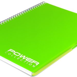 PP-Collegespiralblock "Power Collection Multiblock" A4, je 30 Blatt kariert, liniert und blanko, mit PP-Trennblättern, 70g/m² Papier