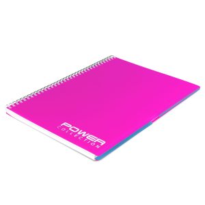 PP-Collegespiralblock "Power Collection Multiblock" A4, je 30 Blatt kariert, liniert und blanko, mit PP-Trennblättern, 70g/m² Papier