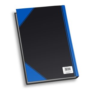 Rheita Kladde "China-Kladde", A4, liniert, 80 Blatt, 60g/m², schwarz mit roten Ecken