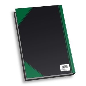 Rheita Kladde "China-Kladde", A4, blanko, 80 Blatt, 60g/m², schwarz mit roten Ecken